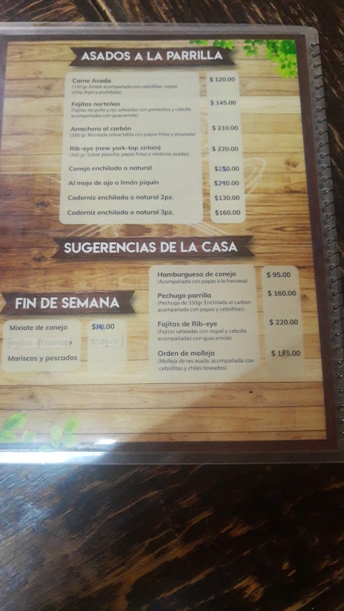 El Jacal Cocina Restaurante Menu - Image 4